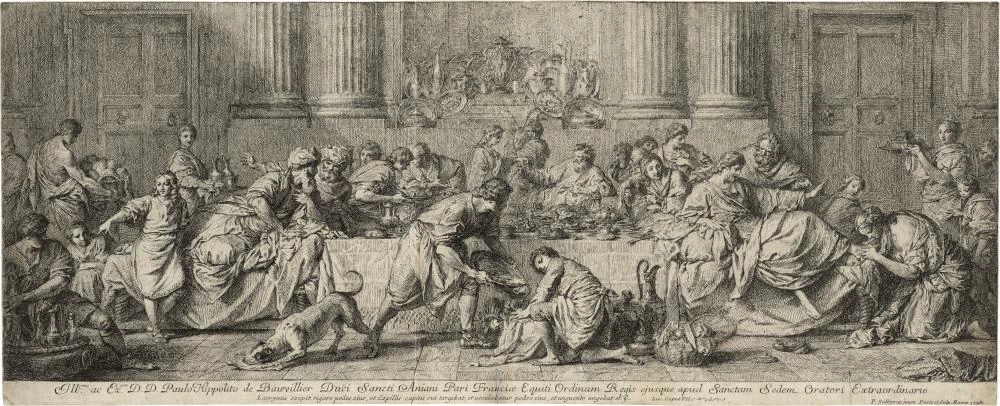 Maria Maddalena asciuga i piedi di Cristo